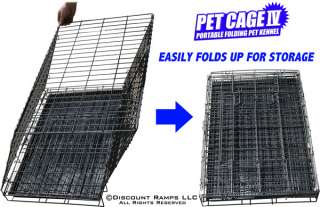 29.5 DOG CAGE CRATE CAT CARRIER ANIMAL KENNEL HOUSE  