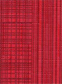 WAVERLY GARNET LINEN Stripe RED Shower Curtain SALE NEW  