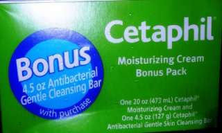 Cetaphil 20oz Moisturizing Cream Dry Skin   Bonus Cleanser  