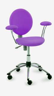 New Art Deco Ergonomic Office Chair in Purple *  