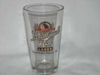 Leinenkugels Red Lager Beer Glass From Chippewa Falls Wisconsin 16 oz 