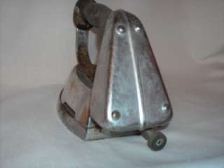 Vintage Gas Iron Kerosene Burner Rustic Fuel Tank Clothing Pressing 
