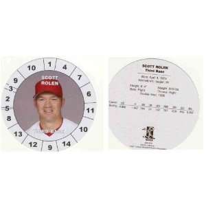  Cadaco All Star Baseball Game Card Disk Scott Rolen 