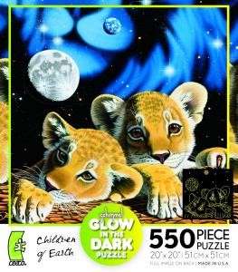 SCHIMMEL GLOW IN THE DARK PUZZLE CHILDREN OF EARTH  