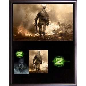  Call of Duty 4 Modern Warfare 2 Collectible Plaque Set w 