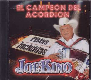 El Campeon del Acordeon Joe Kino Christian Music CD  