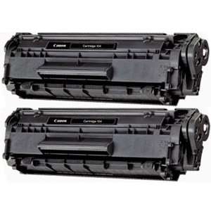  2 Pack Canon 104 (0263B001AA) Compatible 2000 Yield Black 