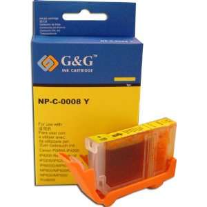  Remanufactured Canon CLI 8 Yellow Ink Cartridge with chip 