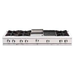  Capital CGRT604BB2 60 Six Burners Gas Rangetop with 24 BBQ Grill 