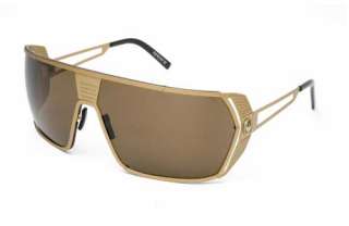 DRAGON MACHINE Sunglasses Gold Bronze NEW  