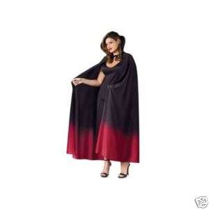 Adult Womens Ombre Vampire Cape Cloak Costume  