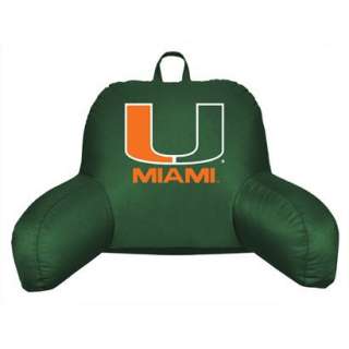 University of Miami Bed Rest Pillow.Opens in a new window