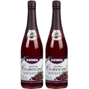 Kedem Sparkling Concord Juice, 25.4, 2 Grocery & Gourmet Food