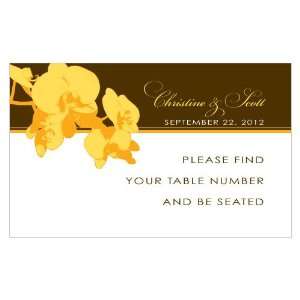 Orchid Glamour Table Sign Card   Periwinkle  Kitchen 