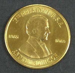 Andrew Johnson Coin/ Token,17th President  