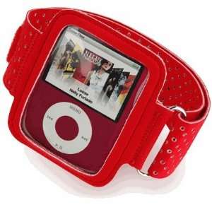  Armband Case for Apple Ipod Nano 3rd Generation / Red 
