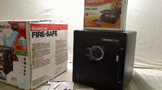 SENTRYSAFE FIRE SAFE 1.2 CU.FT. COMBINATION WITH KEY LOCK SAFE  