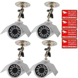  Infrared Bullet Security Cameras 420 TVL Color CCD IR Leds for CCTV 
