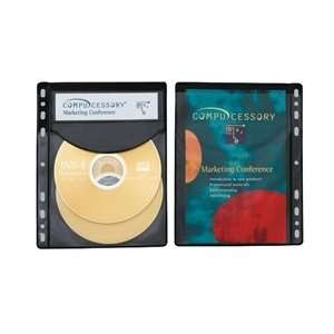  2000 Compucessory CD/DVD Half Sheet Storage Binder Filing 