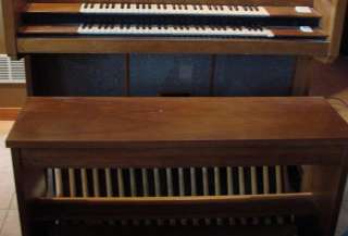 Conn Church Organ Artist Model 720 Dual Keyboard Musical Instrument P 