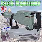 Electric Jack Demolition Hammer Nylon Grip w/ 3 Chisels