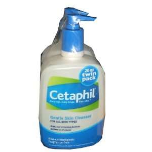  Cetaphil Gentle Skin Cleanser, Non comedogenic (20 Fl Oz X 