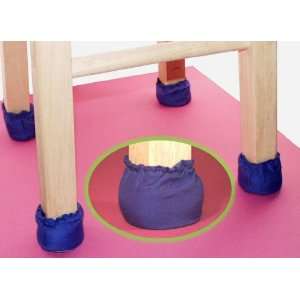  TABLE/CHAIR FLOOR PROTECTORS   BLUE (SET OF 4) Office 