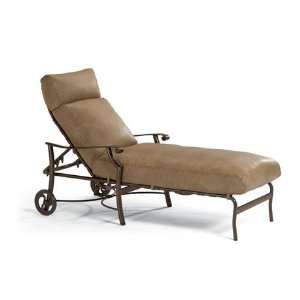   with Wheels Chaise Lounge Smooth Parchment Finish
