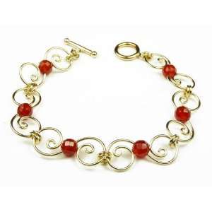   Carnelian SACRAL Chakra Bracelets   MEDIUM 7.25 Damali Jewelry