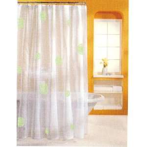  Chenille Swirl Fabric Shower Curtain