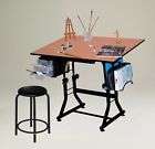 Drafting~Drawing~Craft~Hobby~Art Table~Home Studio With Stool~New 