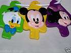 Mickey Minnie Mouse Donald Duck Car Crib/Stroller Toy Keys