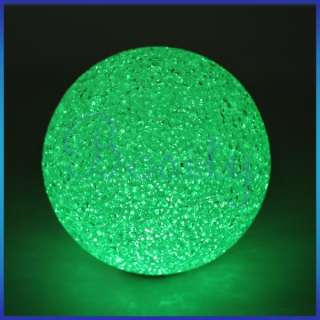 Color Changing Crystal Ball LED Night Light Lamp Gift Party 