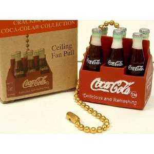  Coca Cola Six Pack Bottles Ceiling Fan Pull Collectible 