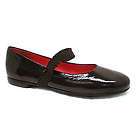 PAS DE ROUGE S210 BROWN PATENT FLAT SHOES 38.5/8.5