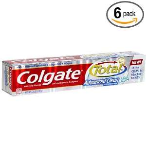  Colgate Total Toothpaste, Advanced Clean Plus Whitening 