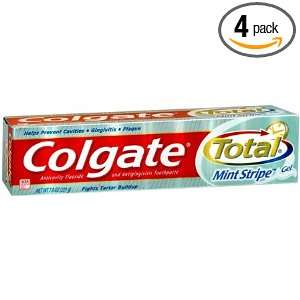 Colgate Total Multi Protection Toothpaste Mint Stripe 7.8 Oz (Pack of 