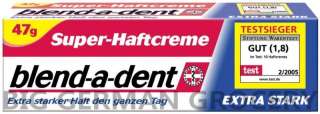 BLEND A DENT   Denture Adhesive   extra strong  