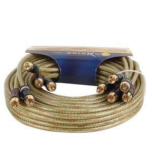   Component (M) to (M) Video/Audio Cable w/Premium 24K Gold Plated