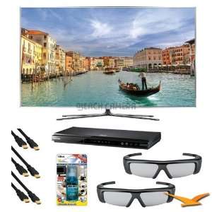   Glasses, Xtreme 6 ft 1.4v HDMI Cables (x3), and TV Screen Cleaning