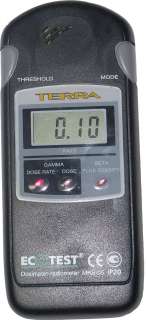Package set consist dosimeter radiometer MKS 05 TERRA, operating 