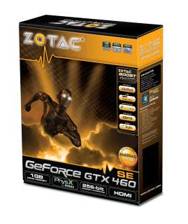 Zotac Nvidia GTX 460 SE Video Card With Original Packaging 