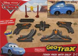 Disney Pixar Cars Geo Trax Track Pack with SALLY CARRERA by Fisher 