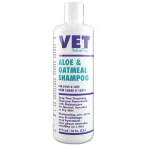 Vet Solutions Aloe & Oatmeal Shampoo for Dogs Cats 16oz  