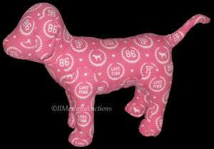   Secret PINK Love DOG 86 Hearts Plush Stuffed Animal Toy 6 Puppy Mini