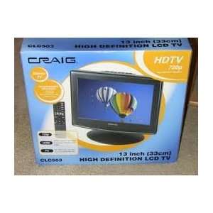  Craig High Definition LCD Television, 13 Inch, 720P 