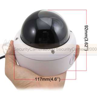  Vandal proof Outdoor Dome Camera 0.0002Lux Starlight CCTV OSD  