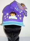 dora the explorer purple licensed hat and glove set one $ 10 15 30 % 