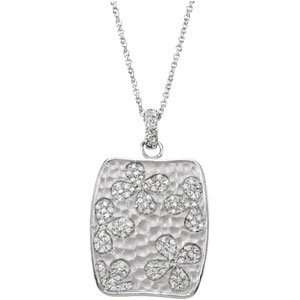   Plating Cz Necklace Cubic Zirconia Necklace With 2 Extender Jewelry