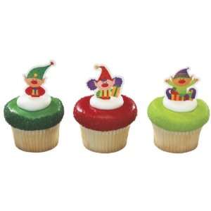 Christmas Holiday Helpers Cupcake Toppers   24 Picks   Eligible for 